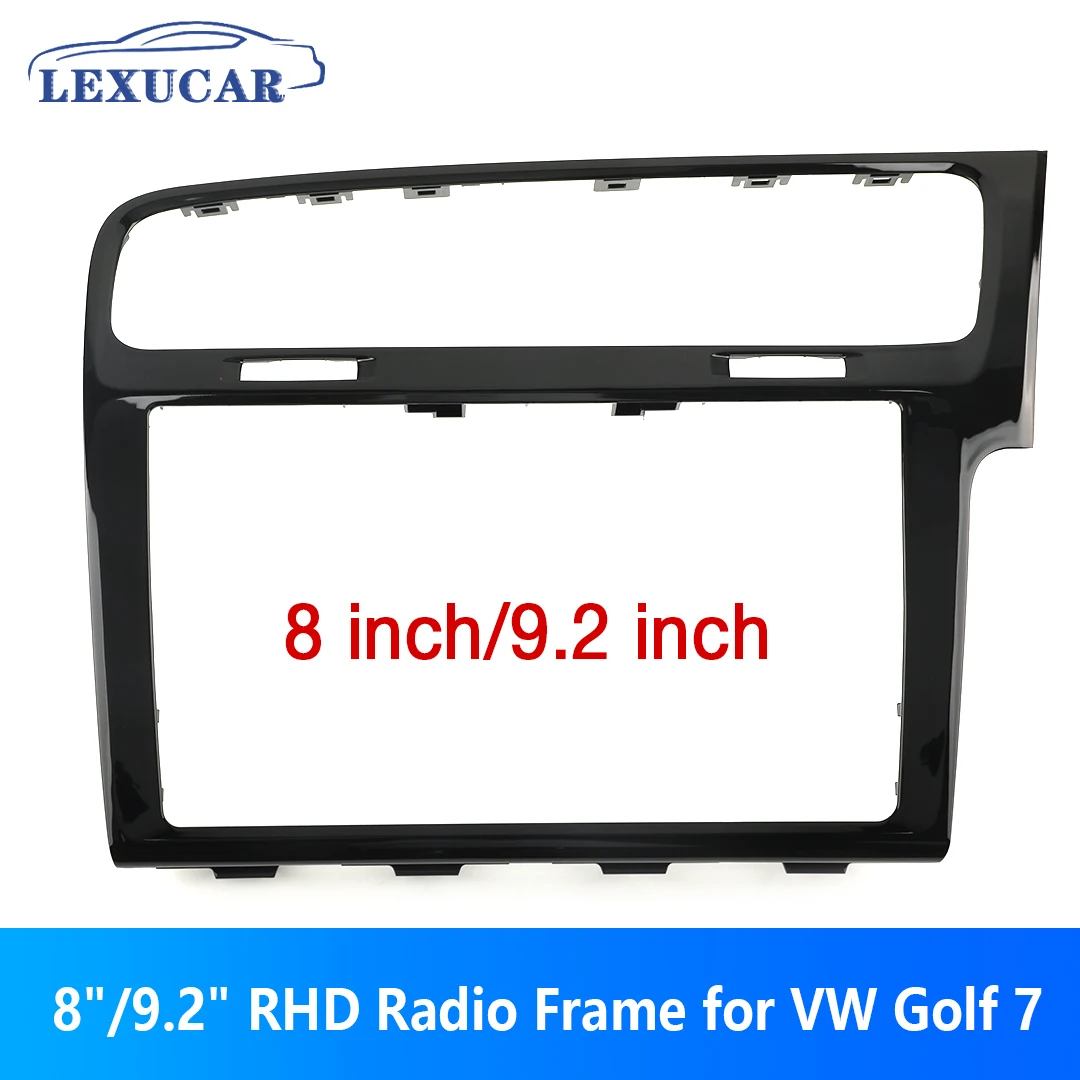 �y�Z�[�����zVW�S���t7 7.5 �S���tMK7 MK7.5�pRHD�ԗ����W�I�t���[�� �p�C�m�u���b�N �����t���[�� 8/9.2�C���` OEM MIB�X�N���[���Ή�