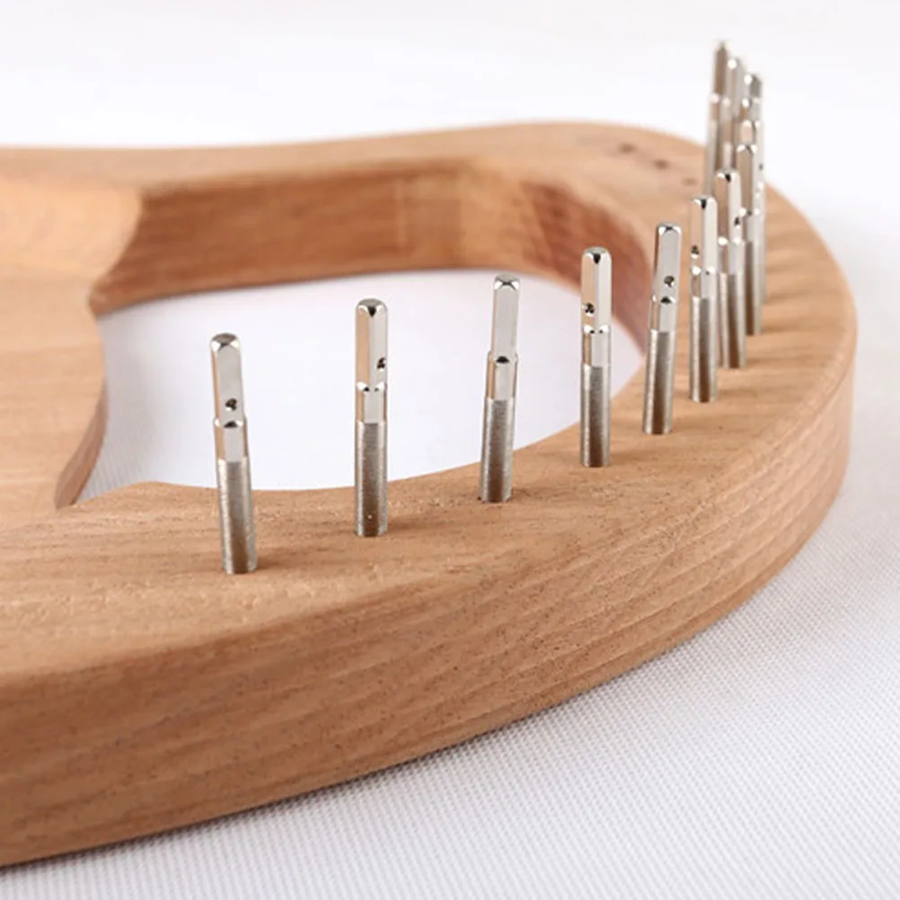 

16Pcs Zither Tuning Pins Robust Metal String Nails for Harp Lyre Fixing Pegs High Durability No Deformation Ideal for Musical