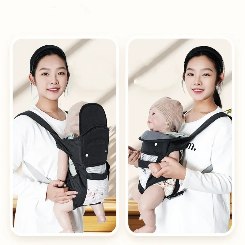 Adjustable Comfortable Sling Backpack Pouch Breathable Front Facing Baby Carrier Wrap Baby Kangaroo Bag