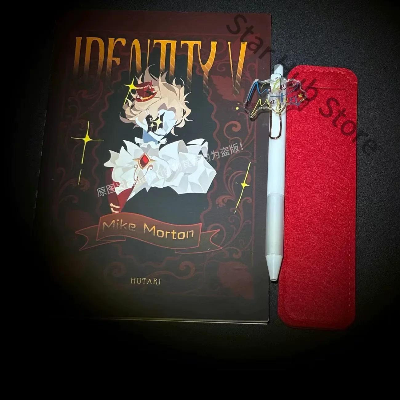 Identity V Joseph Desaulniers Night Watch Patient Gel Pen Notebook Stationery Cosplay Colleagues Exquisite Souvenir Gifts Anime