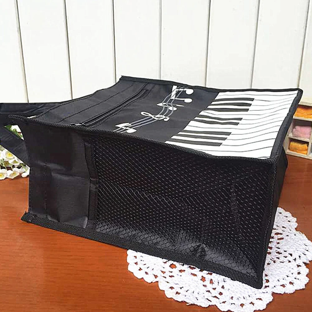 

1Pcs Note Design Shoulder Bag Clear Printing Waterproof Handbag Portable Recycle Book Bag for School Students Casual Outings