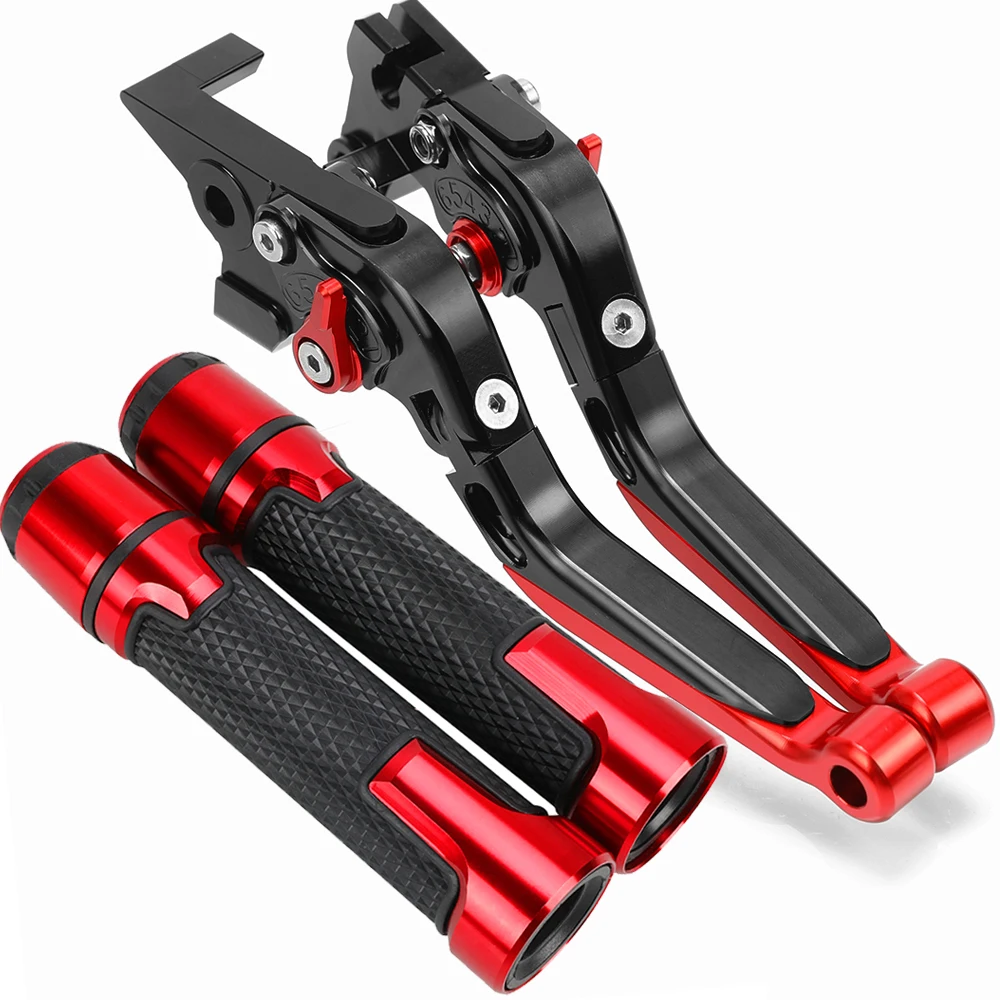 

CBR250R Motorcycle Folding Extendable Adjustable Brake Clutch Levers Handbar End Grips FOR HONDA CBR250R CBR 250R 2011-2018