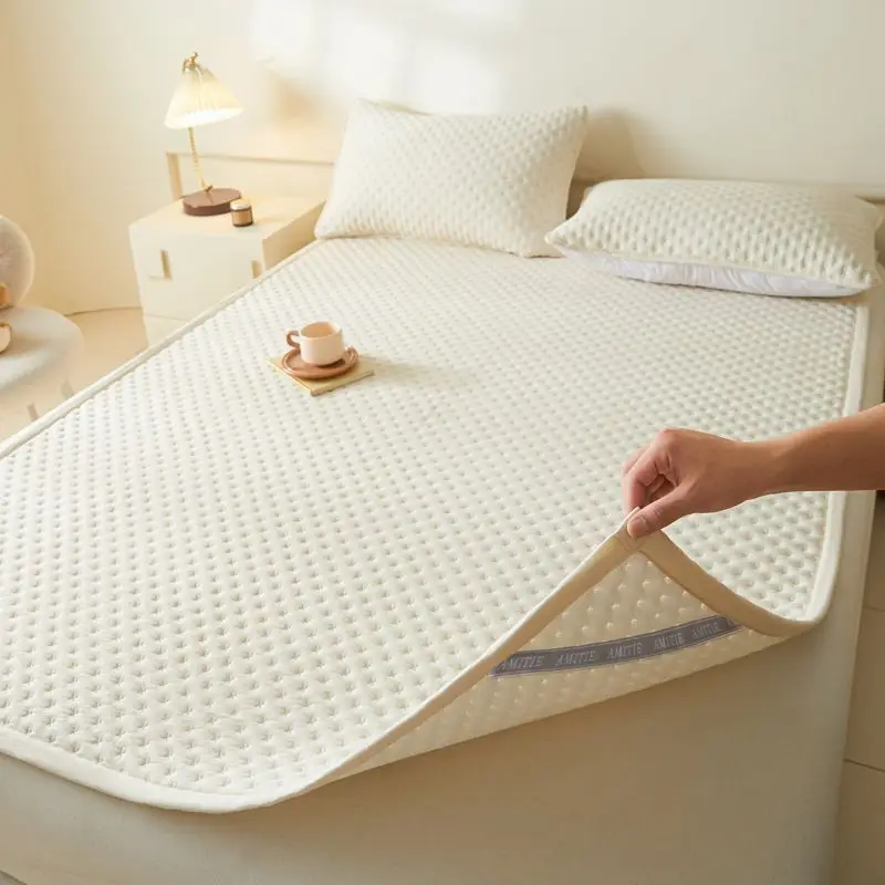 Class A Knitted Cotton Mattress Skin-friendly Non-slip Sleeping Thickened Dormitory Double