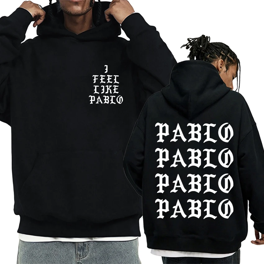 

Rapper Kanye West I Feel Like Paul Pablo hoodies Men Women hip hop Fashion Oversized Sweatshirts Unisex Fleece print pullovers