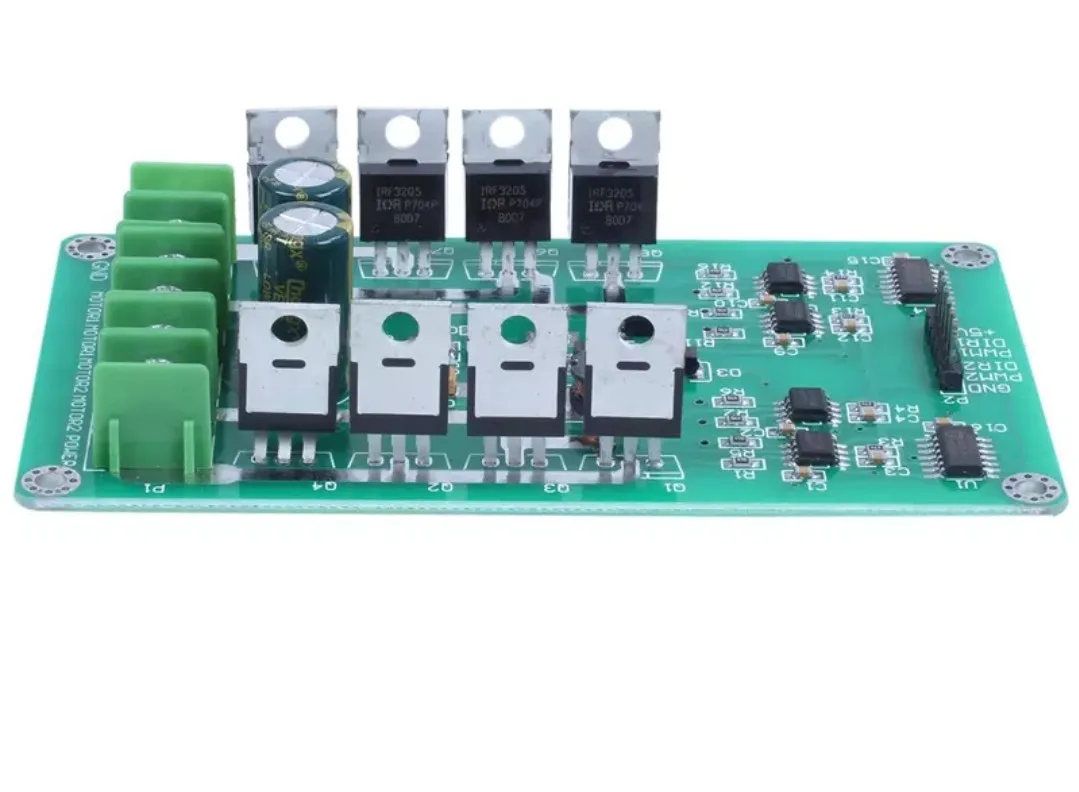 Industrial Grade 1 Dual Motor Drive Module with High-power H-bridge Strong Braking Function DC Power