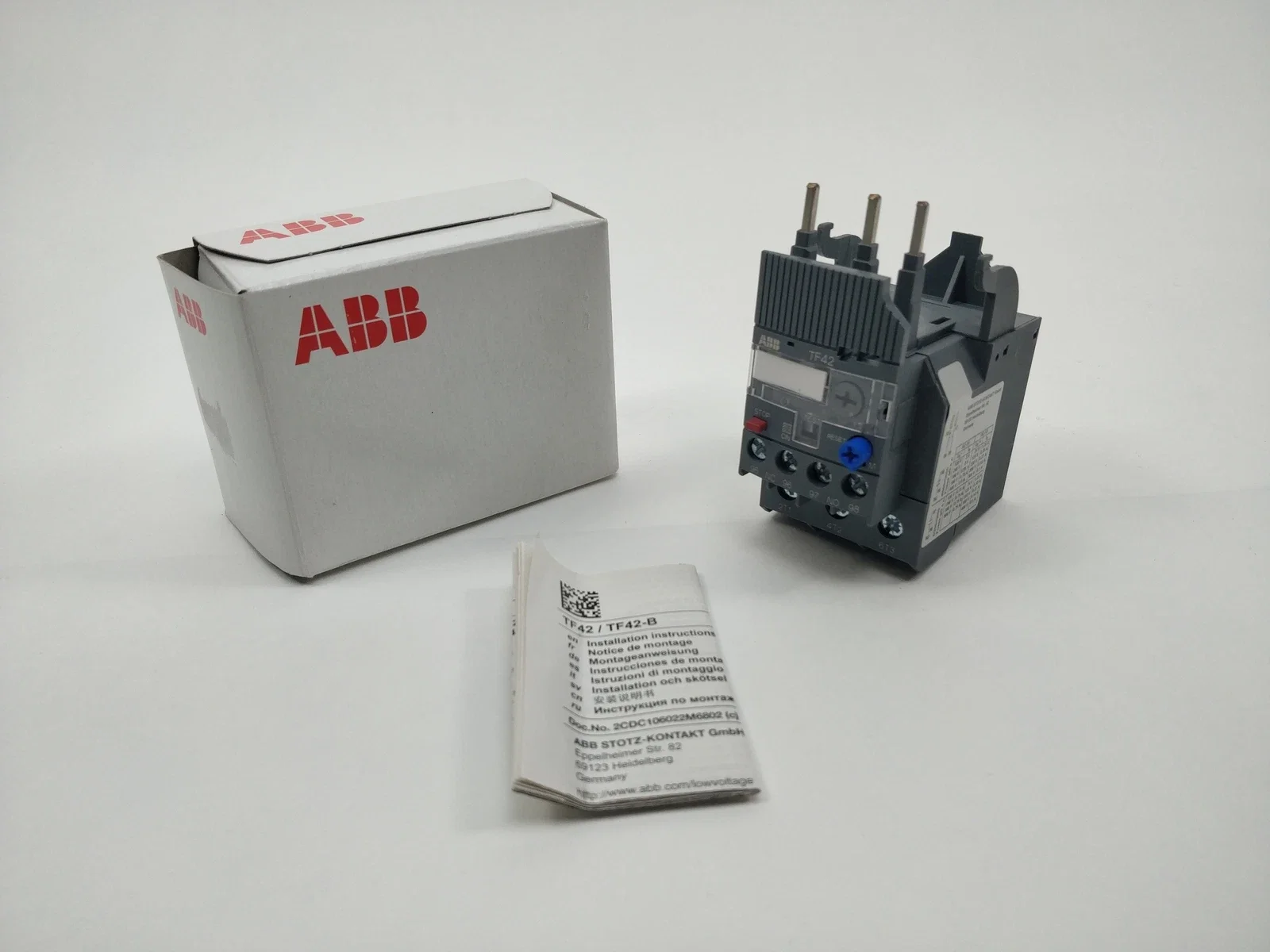 TF42-4.2 1SAZ721201R1035 10114570 Thermal Overload Relay 3.1 ... 4.2 A