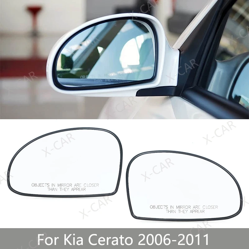 

For Kia Cerato 2006 2007 2008 2009 2010 2011 Rearview Side Mirror Glass Lens 87611-2F000 87621-2F000