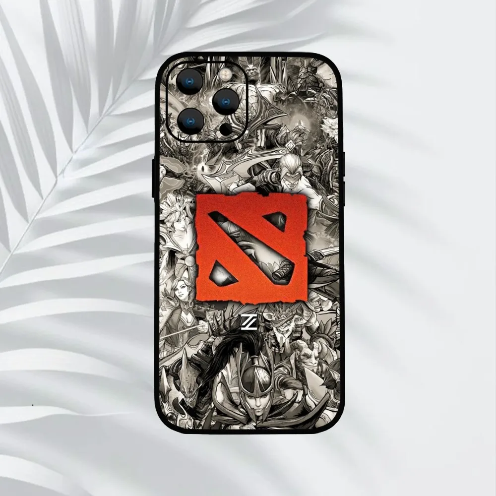 Hot Game D-Dota 2  Phone Case For iPhone Mini 11 12 13 14 15 Pro XS Max X Plus SE XR Shell