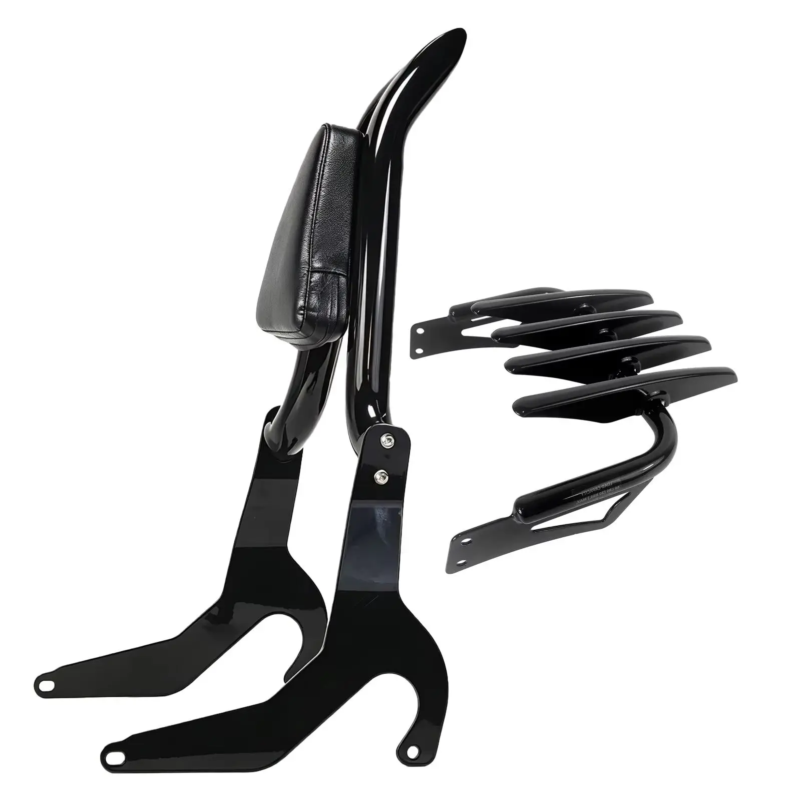 Detachable Motorcycle Rear Backrest Sissybar Fit For BMW R18 Bagger R18 Roctane 2022-2026 Passenger Sissy Bar With Luggage Rack