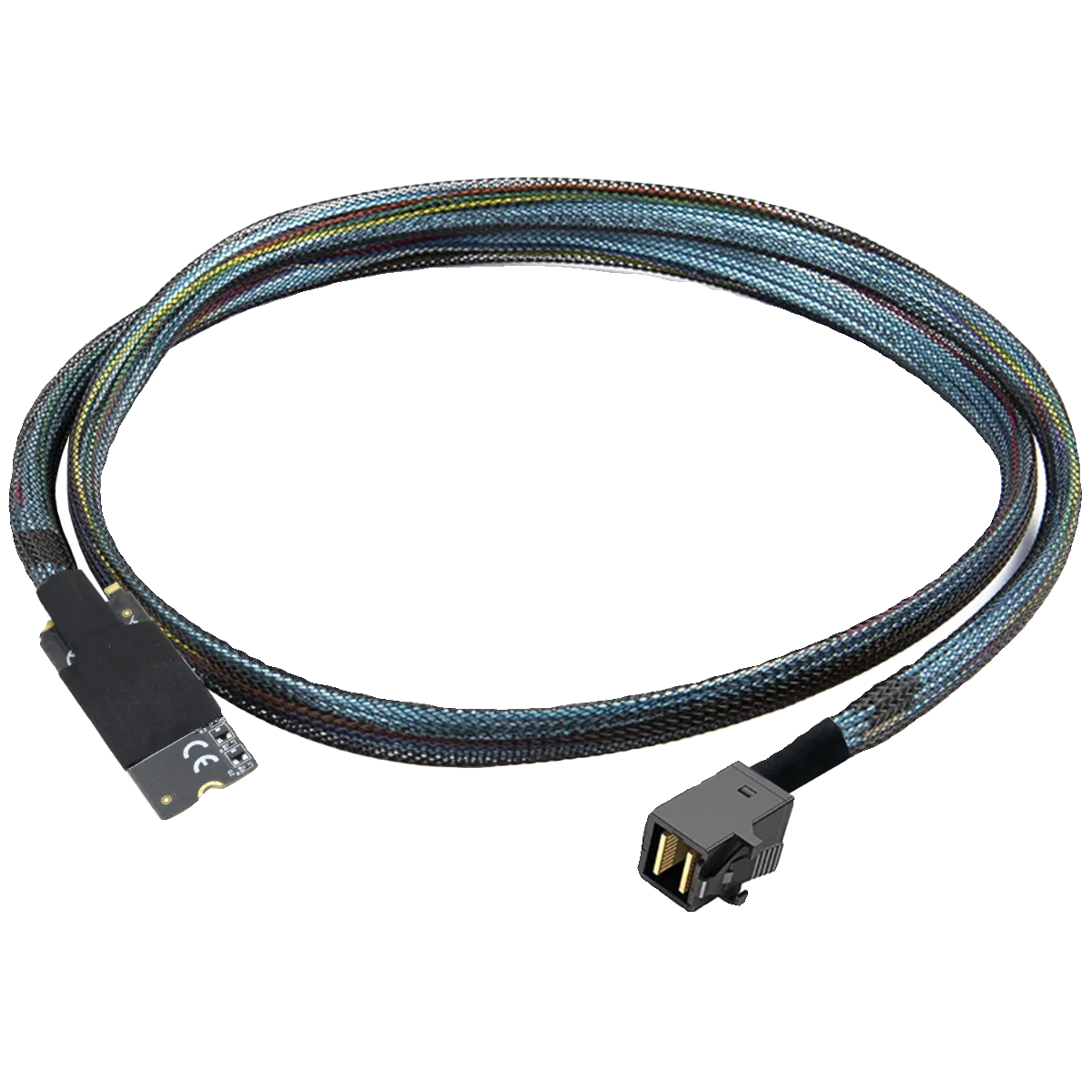 M.2(M-Key) SFF-8643 اتصل بكابل تحويل الخادم عالي الدقة SAS SFF-8643
