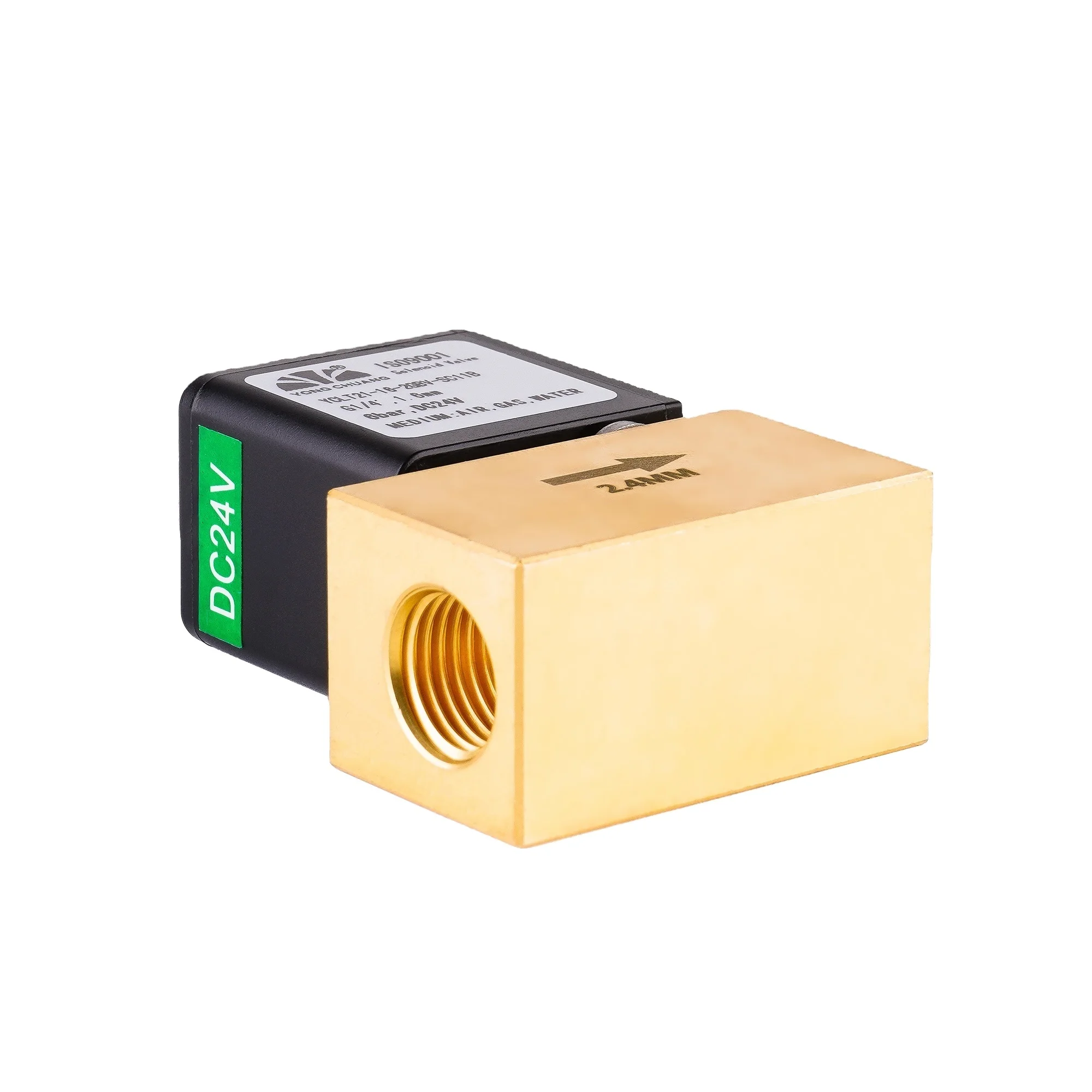 Yongchuang YCLT21 Brass Stainless Steel Proportional Air Flow Control Solenoid Valve for Medical Dental Use