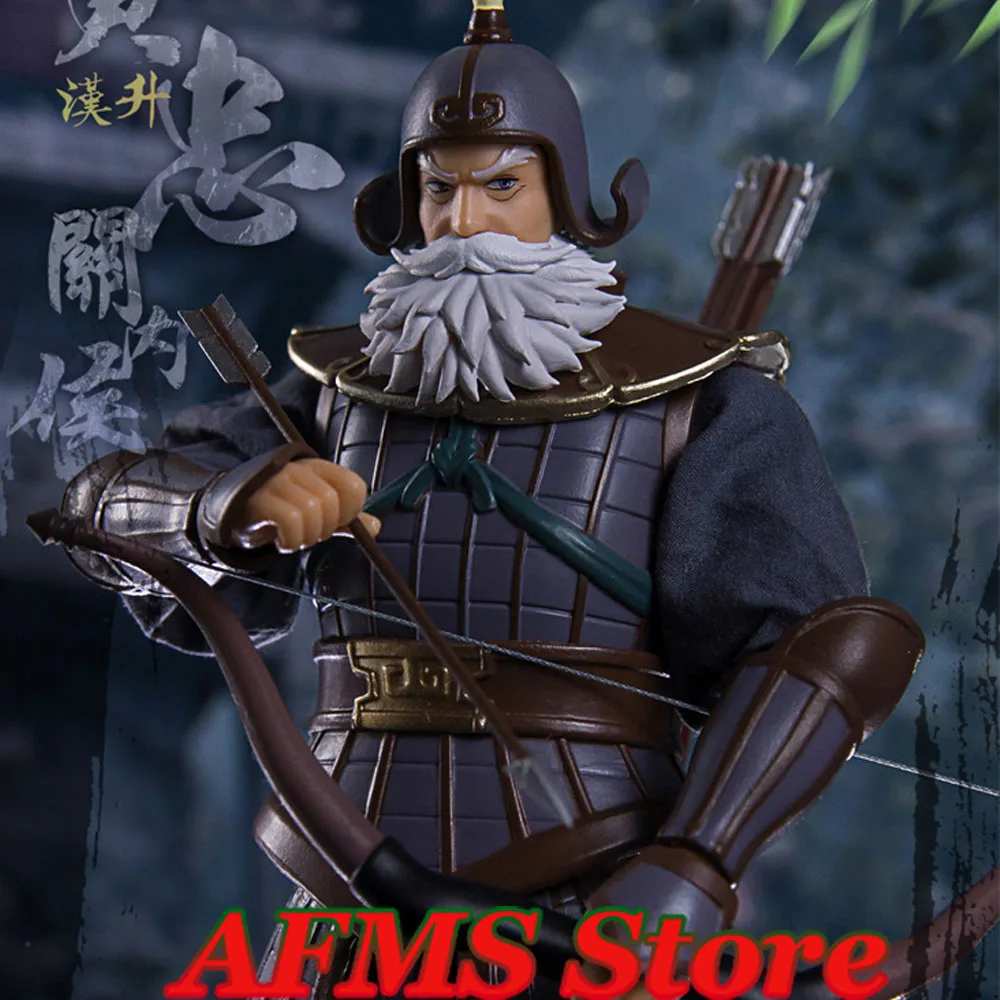 1/12 Scale Collectible Figure HUANG ZHONG Ancient Chinese Grand General Romance of The Three Kingdoms 6Inch Men Soldier Model