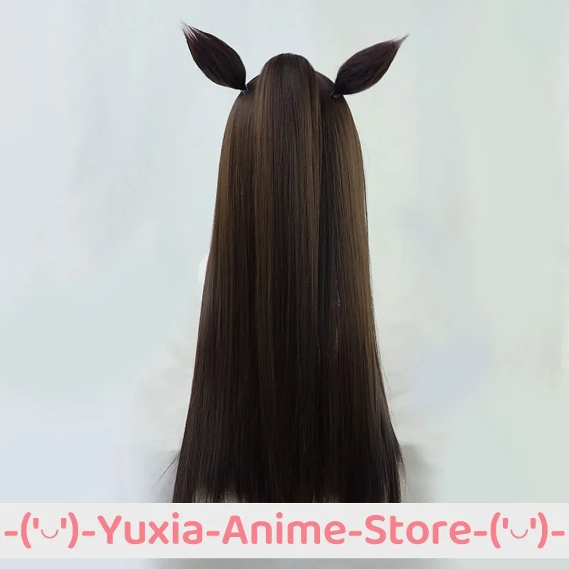 Uma Musume جميلة ديربي El Condor Pasa شعر مستعار تأثيري آذان أنيمي لعب الأدوار زي حفلة الدعامة الشعر الاصطناعية ألياف مقاومة للحرارة