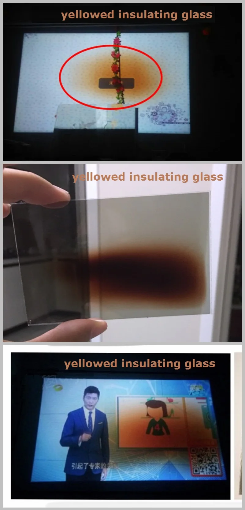 5.8" Projector Heat Insulation Lens HD Brighten Polarizer Film Thermal Polaroid Glass Filter Yellow Screen Repaire 140*83mm 058