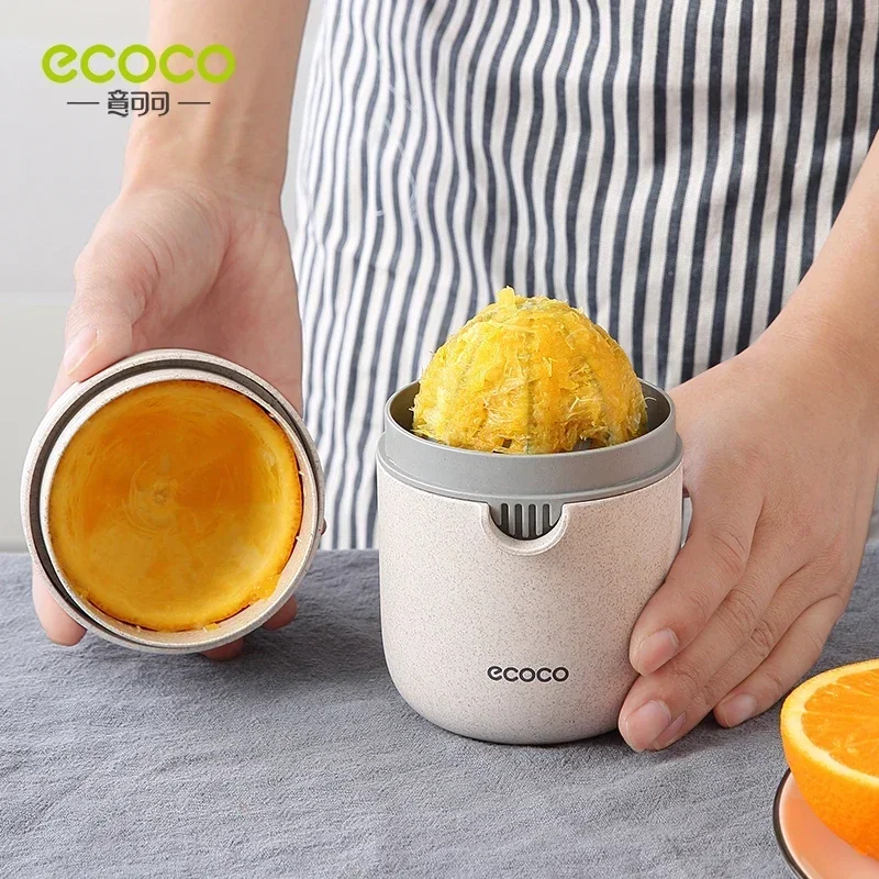 Imagem -04 - Ecoco-cute Manual Juicing Cup Espremedor de Laranja Suco de Limão Espremedor Portátil Espremedor de Frutas para Casa