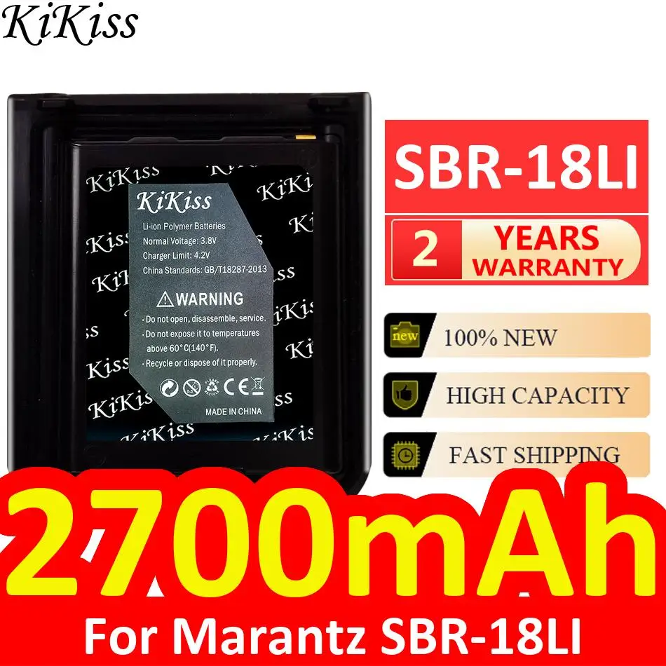 High Compatibility For Marantz Sbr-18LI 2700mAh Walkie-Talkie Battery