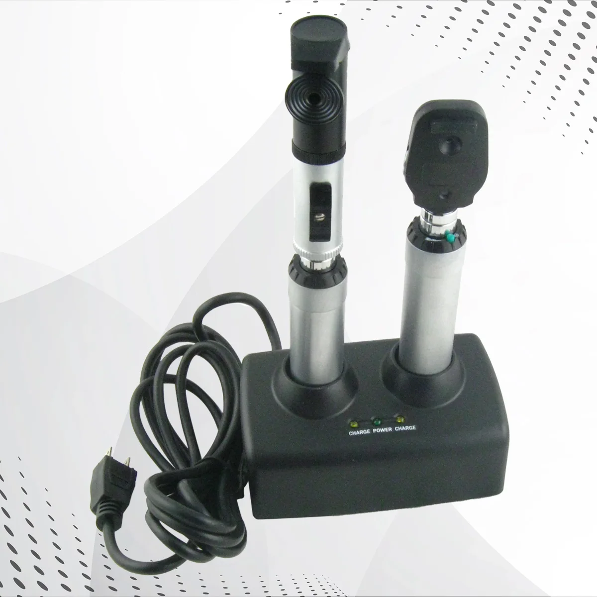 Rechargeable Desktop Ophthalmoscope and Retinoscope Set Halogen Bulb | 5 Apertures Many Certificated YZ24B-11D ShipFromPoland