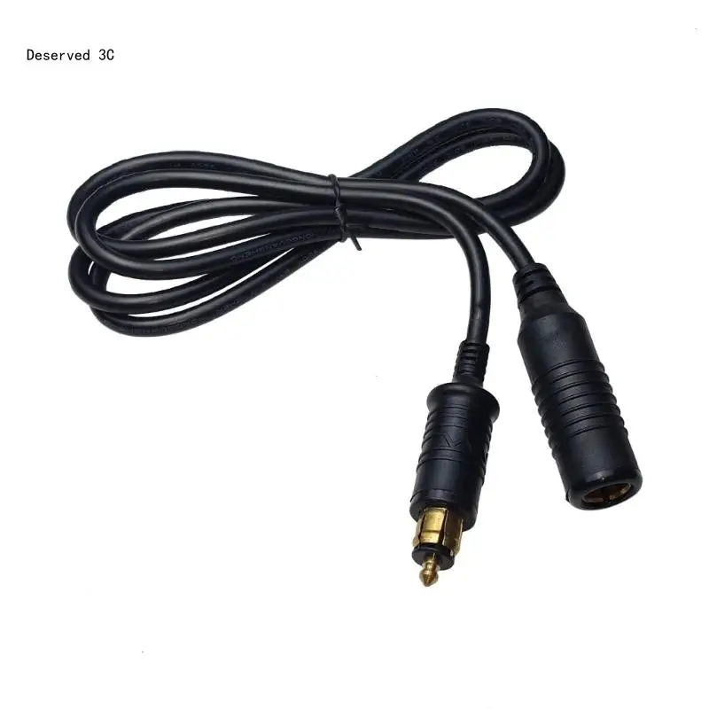 300cm For DIN Motorcycle Power Extension Cord 300W Motorbike Adapter Cable