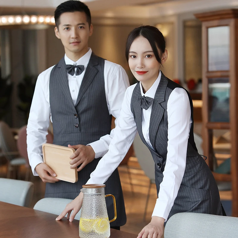 hotel-waiter-work-uniform-vest-for-men-and-women-short-sleeved-clothing-for-chinese-restaurants-hot-pot-restaurants-and-cater