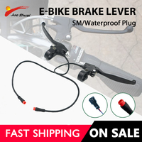 WUXING Ebike Parking Brake Lever Cut Off Power 2 Pins Waterproof SM Connector Plug Electric Bicycle E-scooter Tricycle E-Brake