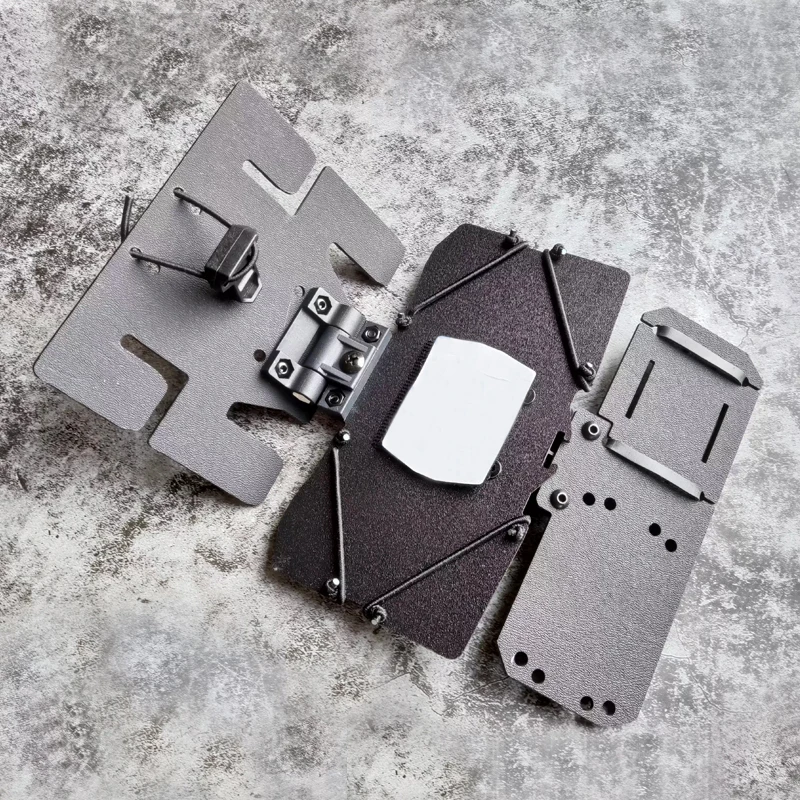 

1PCS Tactical Navigation Board Compass GPS Module Holder Plate Phone Bracket Chest Mount for Outdoor Fixing Small Devices