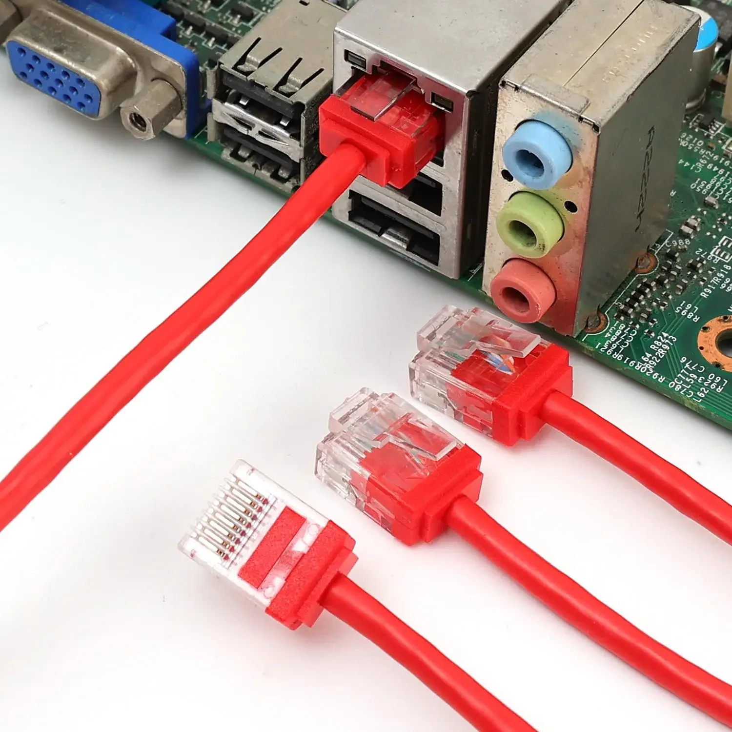1-10PCS CAT6a Ethernet Cable LAN Super Light Cord UTP 10Gbps 550MHz High-speed Slim Ethernet Network Cable for PC Laptop Router