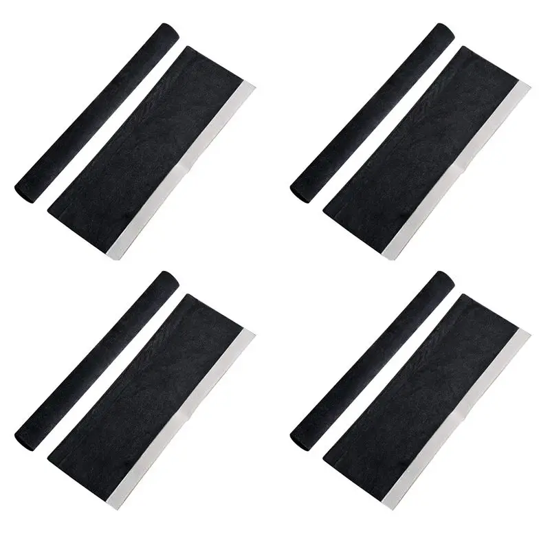 

A84X-8X Refrigerator Door Handle Cover Kitchen Appliance Decor Handles Antiskid Protector Gloves Black