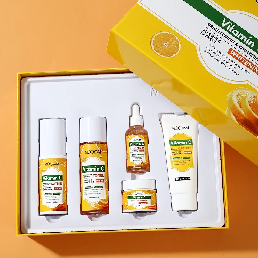 Vitamin C Moisturizing Anti-Wrinkle Skincare Set - Firming, Lifting Hydrating Face Kit for All Skin Types Beauty care product