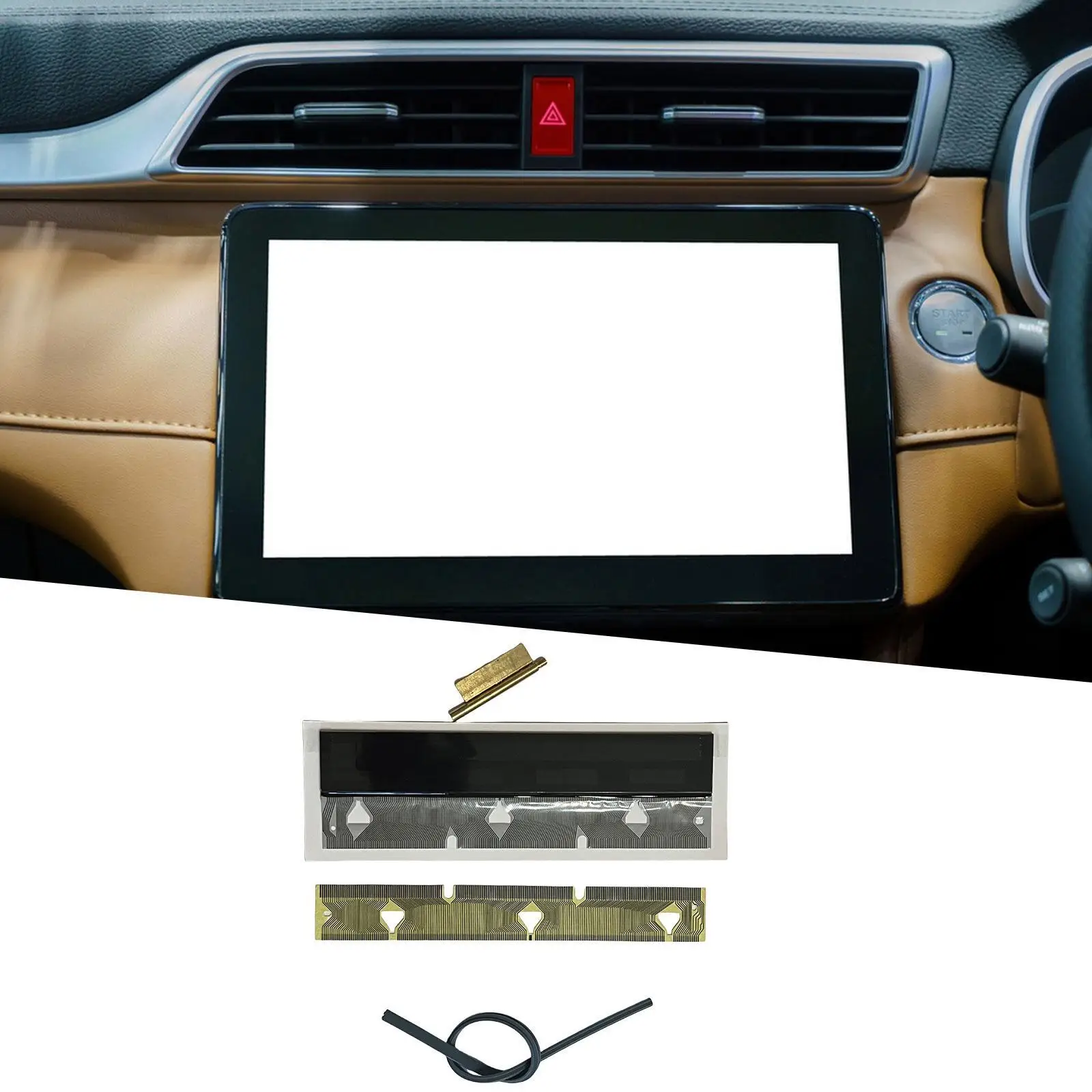 LCD Screen Display Pixel Repair Glass Dashboard Gauge Car Accessory for BMW E38 E39 E53 Direct Replacement view 4