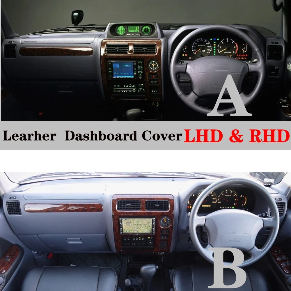 

Для Toyota Prado j90 TX VX 3400 1996-2001 аксессуары, коврик для приборной панели из искусственной кожи, Стайлинг автомобиля, коврик для приборной панели, антигрязный ковер