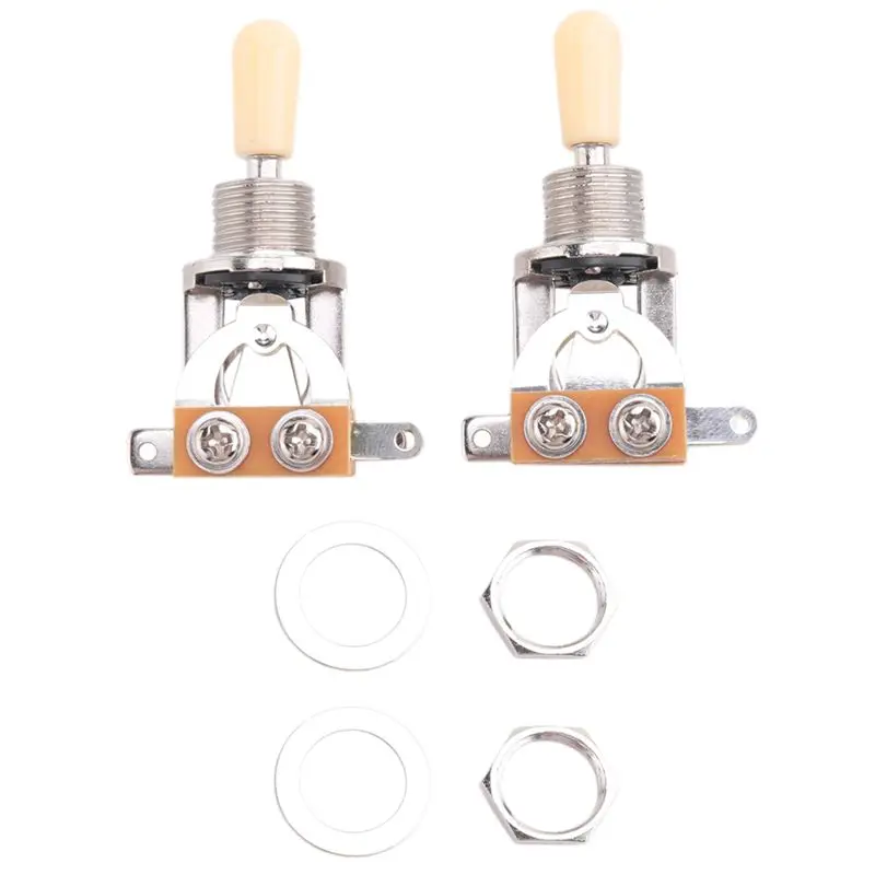 

Переключатель-тумблер CGDS-Metric 3-позиционный, короткий, прямой, для гитарных звукоснимателей Epiphone LP Les Paul, запчасти для электрогитар