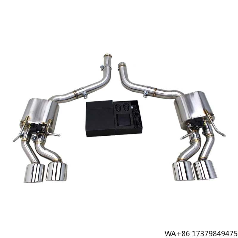 

Auto Parts Stainless Steel Exhaust System for Mercedes-Benz C63 AMG W204 6.2L 2012-2016 Valvetronic Muffler Catback
