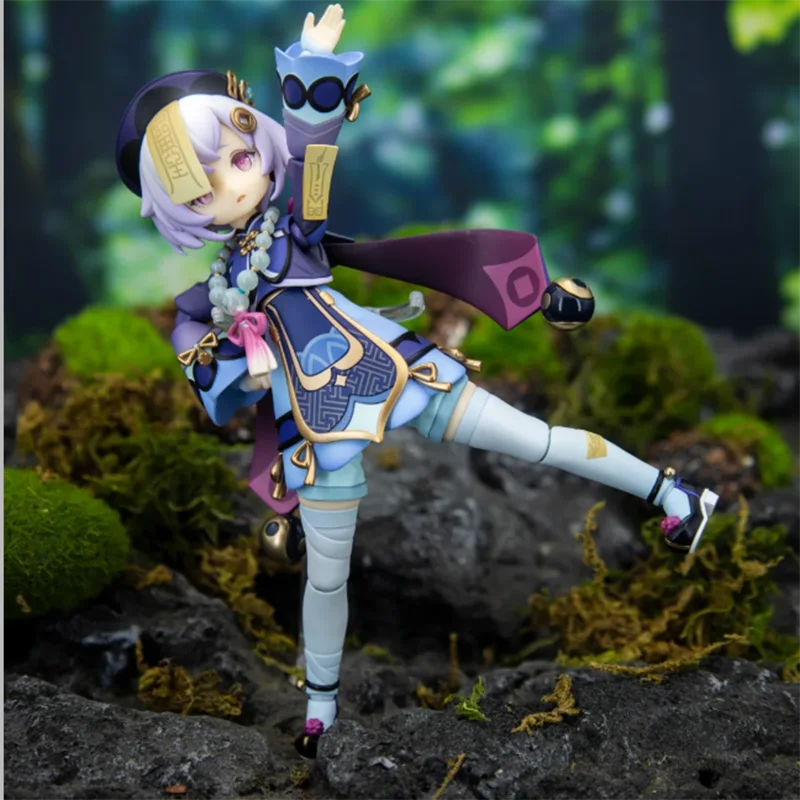 Genshin Impact Figures Anime Kawaii Qiqi Doll Action Figure PVC Model Collect Room Decoration Toys for Children Birthday Gift