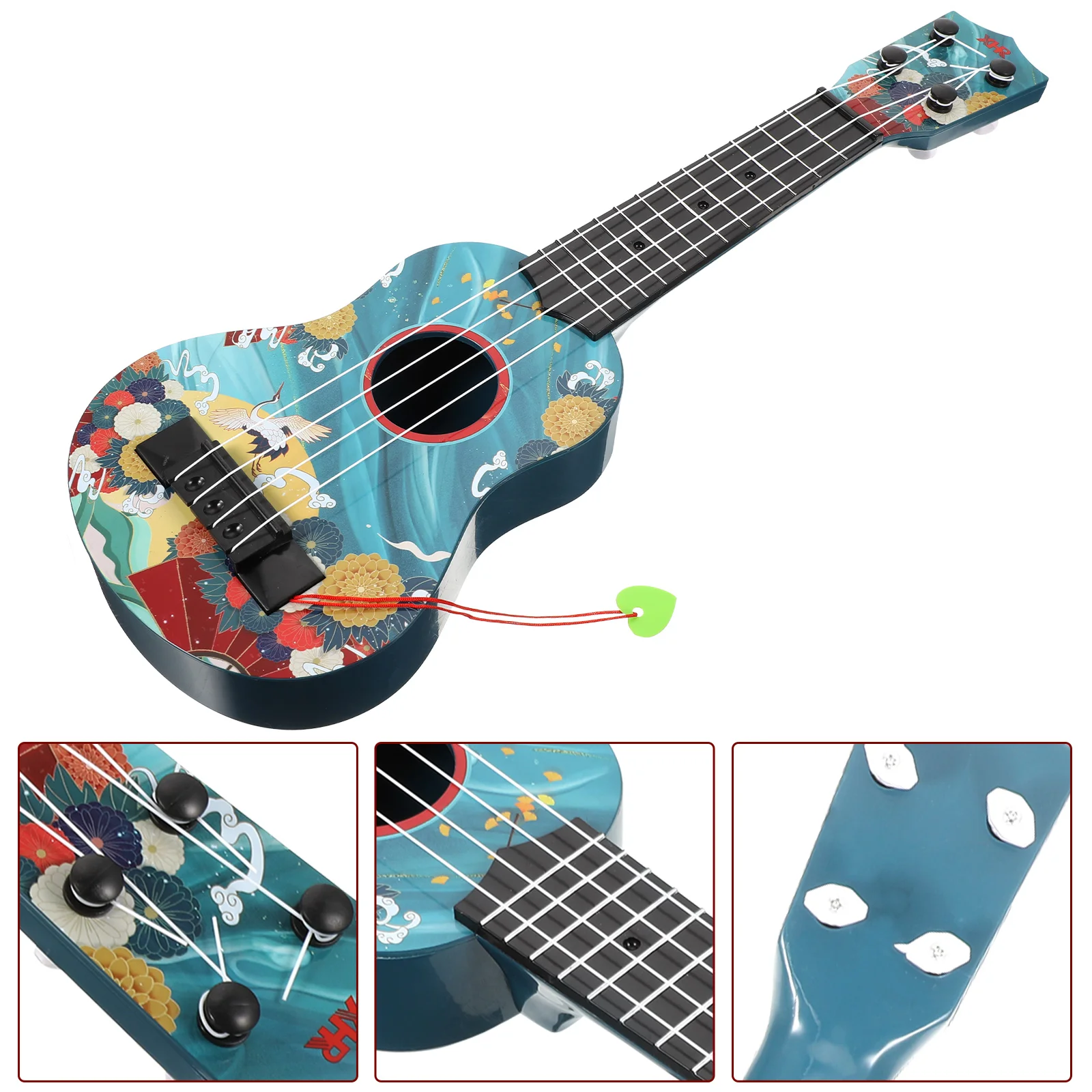 Kinderukelele Kinderspeelgoed Vroeg onderwijs Muziek Educatieve gitaar Kunststof voor cadeau Peuter Beginner