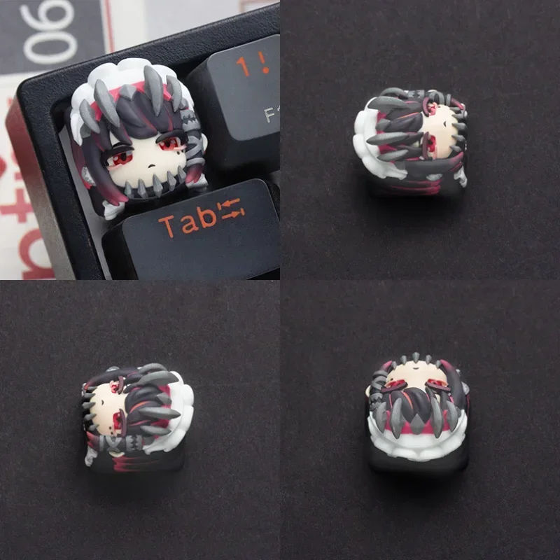 Nicole Artisan Keycap Custom Zenless Zone Zero Resin Keyboard Cap Handmade Cute Anime KeyCap for Mechanical Keyboard Accessories