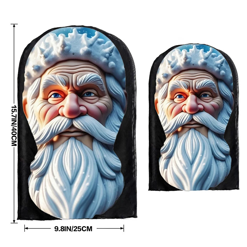 3D Parody Series Santa Claus Full Face Mask Funny Riding Scarf Dust Head Cover Sunscreen Headwear Christmas Cosplay Props