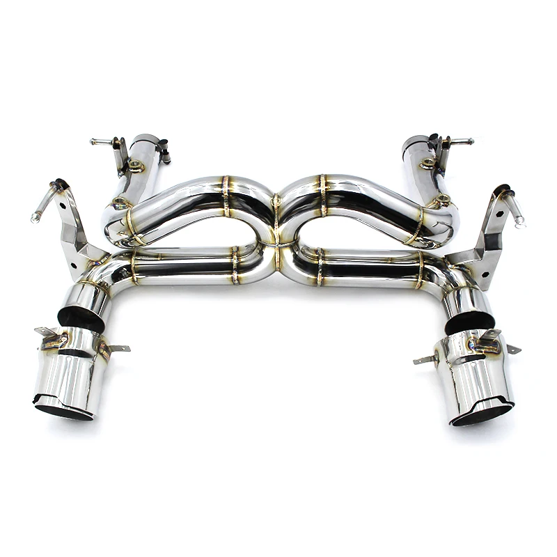 

Deleville Catback Exhaust System For Ferrari F8 Tributo Escape Stainless Steel Axle Back Silver Tips