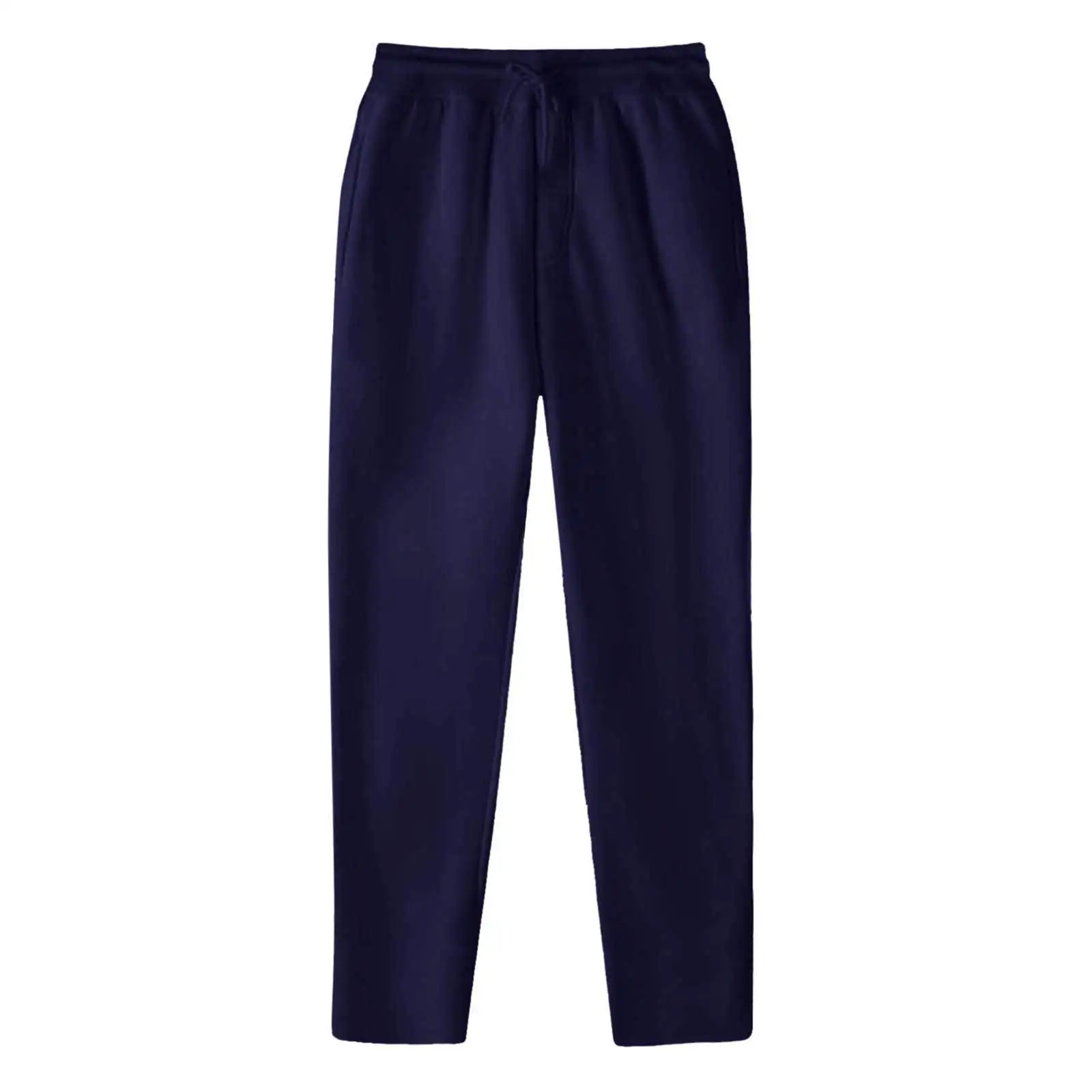 Spring and Autumn Casual Sports Sweatpants Straight Linen Slim Fit Casual Fashion Trend Men's Pants