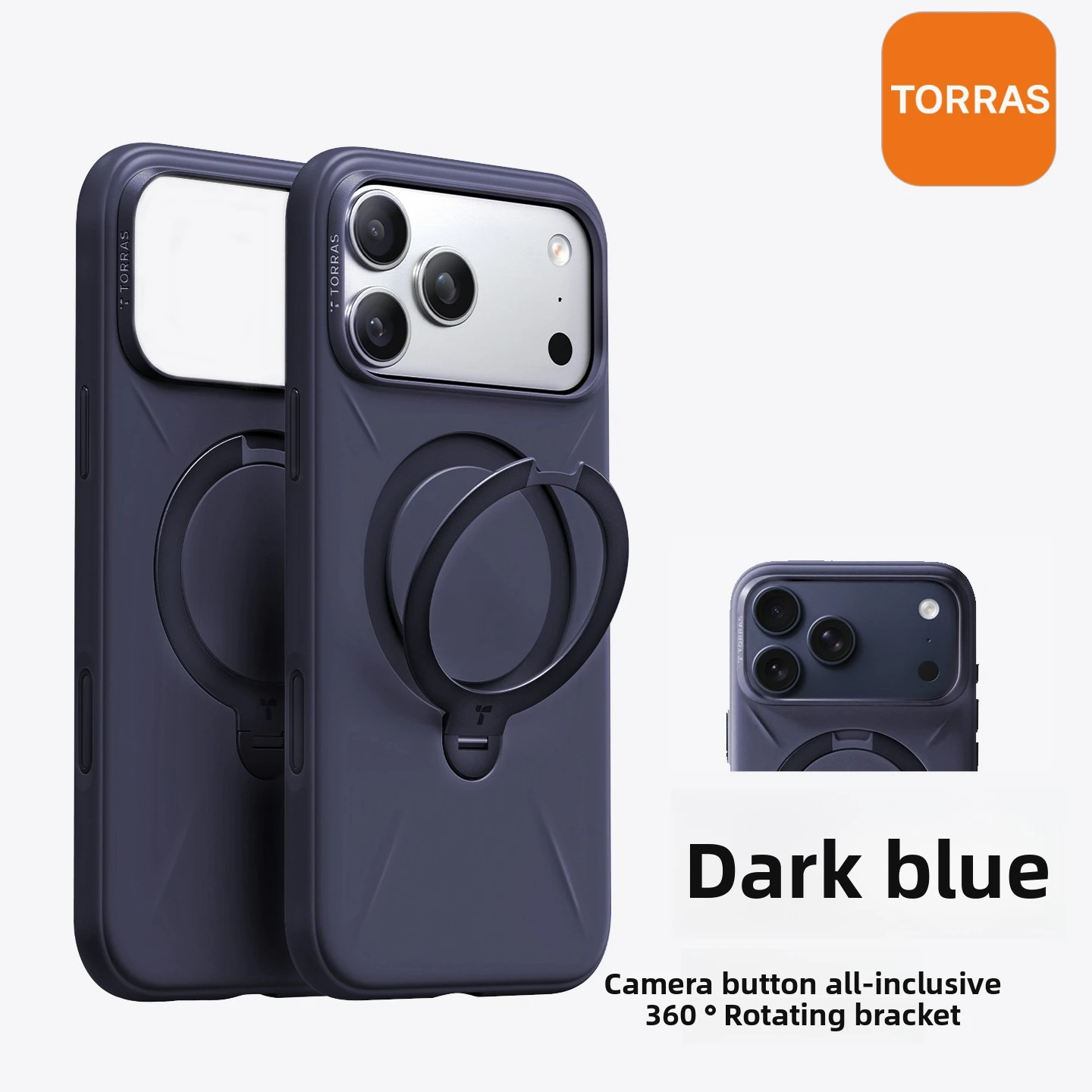 

TORRAS Pivotshell Q3Mono New Compatible Apple 17 Pro Max Phone Case iPhone 16 Pro Liquid Silicone Magnetic Stand Anti-drop Case