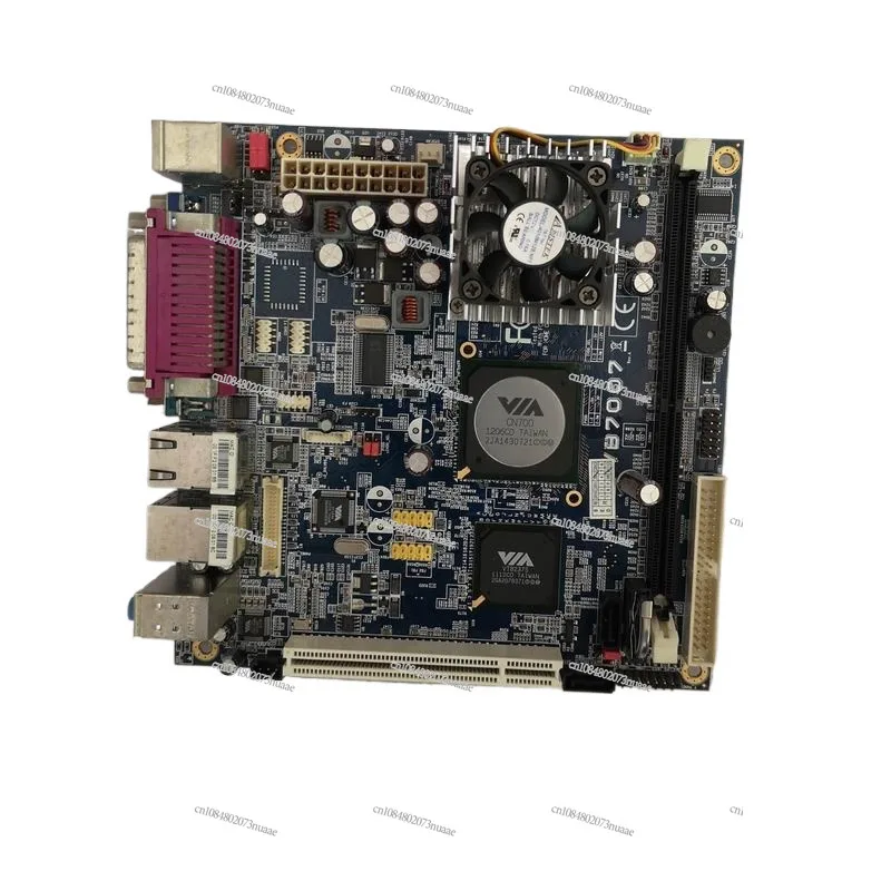 Vb7007 Industrial Control Motherboard Mini-ITX POS Motherboard 17*17 Dual Nic DDR2 Memory