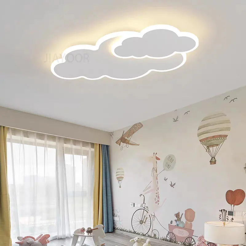 

Creative White Cloud LED Ceiling Light Modern Children's Room Bedroom Study Lamp Home Interior Decor Kitchen Guest Room Lighting