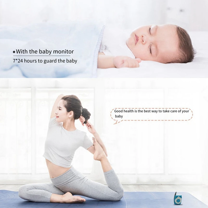 B03B-Wireless Voice Intercom Baby Monitor With Night Infrared Night Vision Mode Wide Emission Range