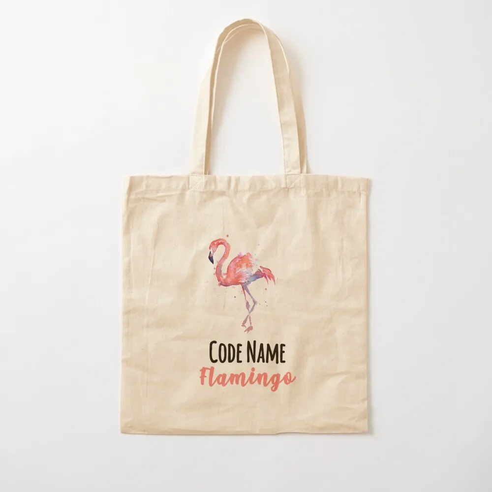 code name flamingo Tote Bag Canvas bag Women's bags Canvas shoulder bag canvas tote
