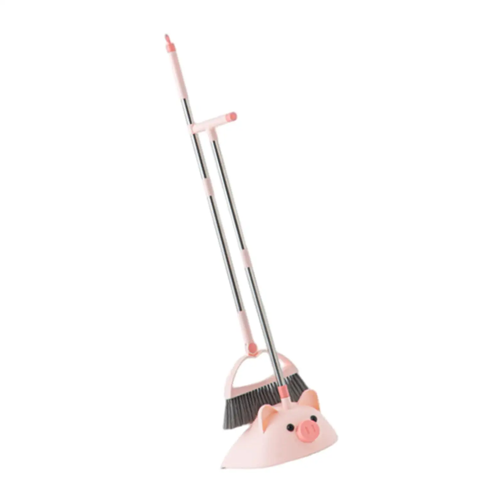 2 Pieces Dustpan Broom Combo Set Floor Cleaning Set for Home Under The Desk