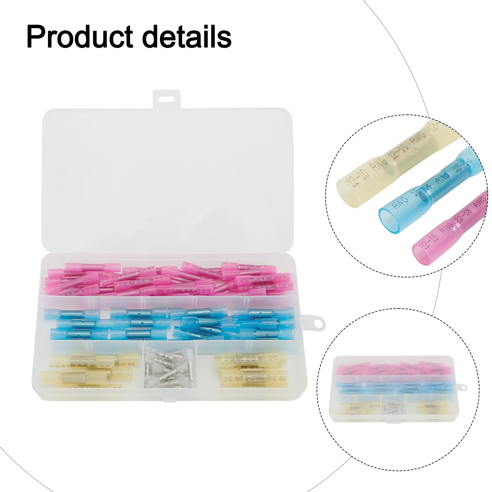 Waterproof Wire Connectors for Boats and Trucks Heat Shrink Butt Connectors in 80 to 660 Piece Sets  Waterproof