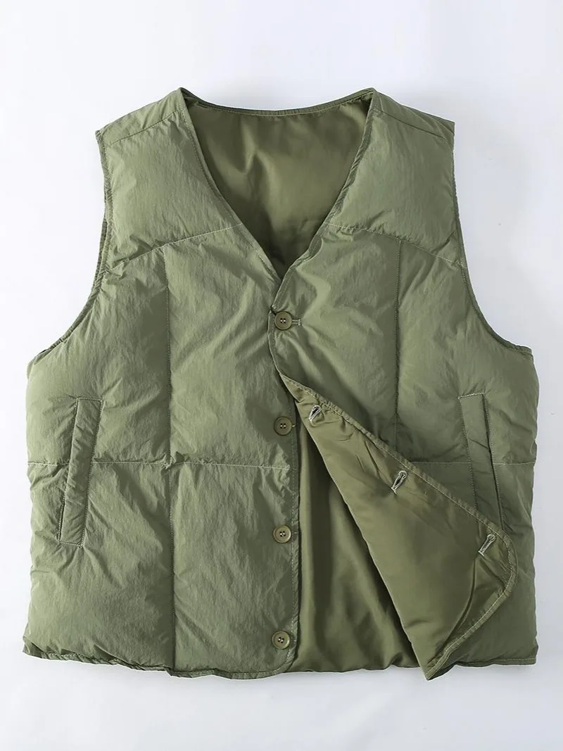 

Свободный крой, мужской теплый простой хлопковый тюнет, жилет, японская спецодежда, зимняя верхняя одежда в стиле ретро, пальто