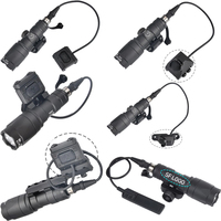 Tactical Wadsn M300 Surefir M300A MINI Scout Light Metal Flashlight With modbutton Switch Airsoft light Hunting Rifle Lanterna