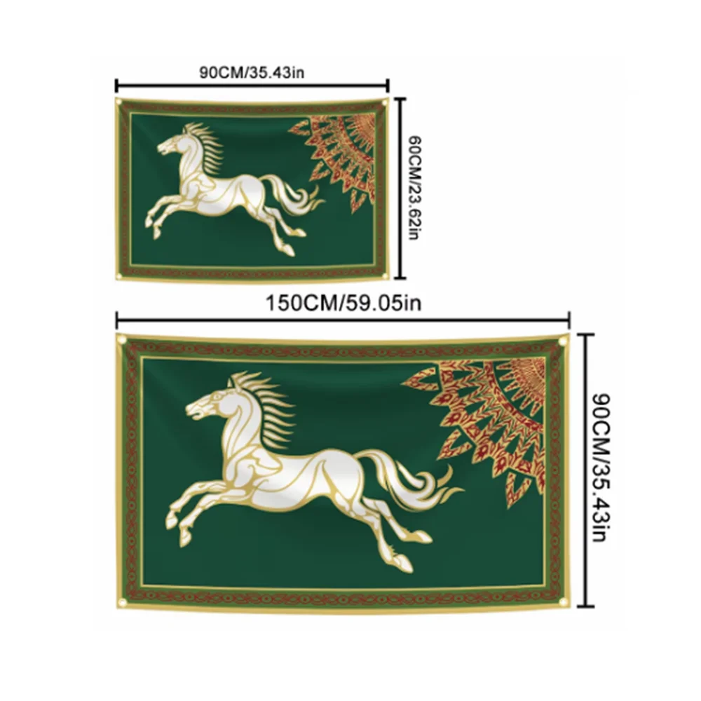 2x3ft 3x5ft Kingdom of Rohan Funny Meme Polyester Wall Tapestry Flag Poster Banner For Bar Dorm Bedroom Decor Gift