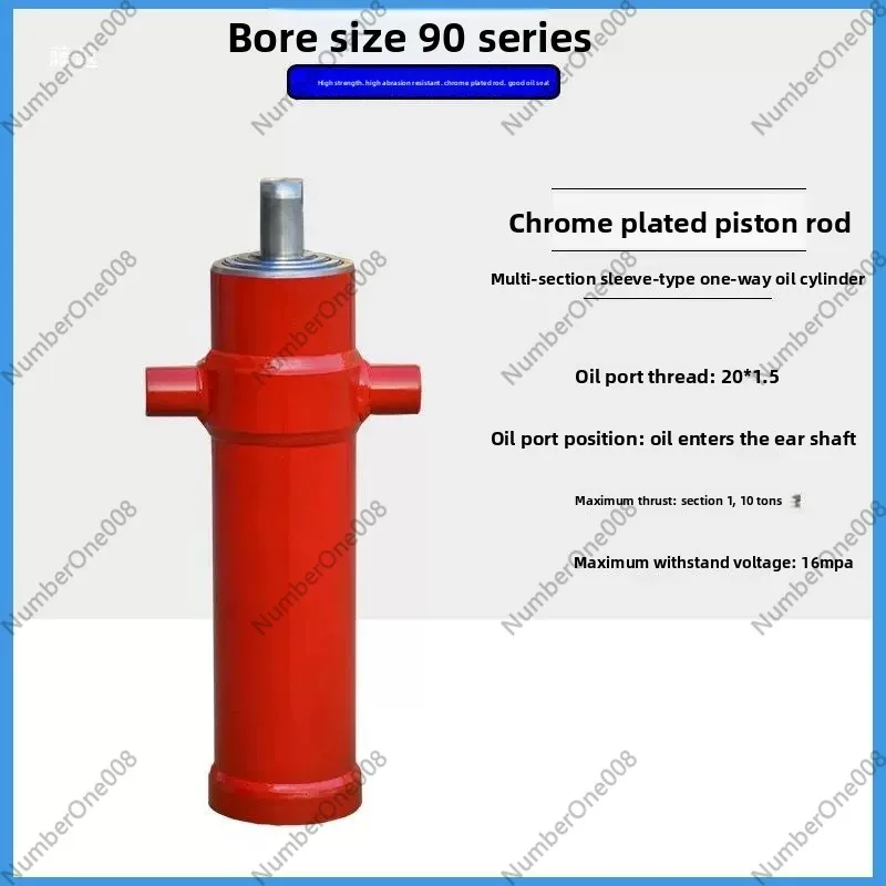 3TG-71x750 One-way Multi-section Sleeve Type Hydraulic Cylinder,Hydraulic Tool for Agricultural Vehicle Retractable Top