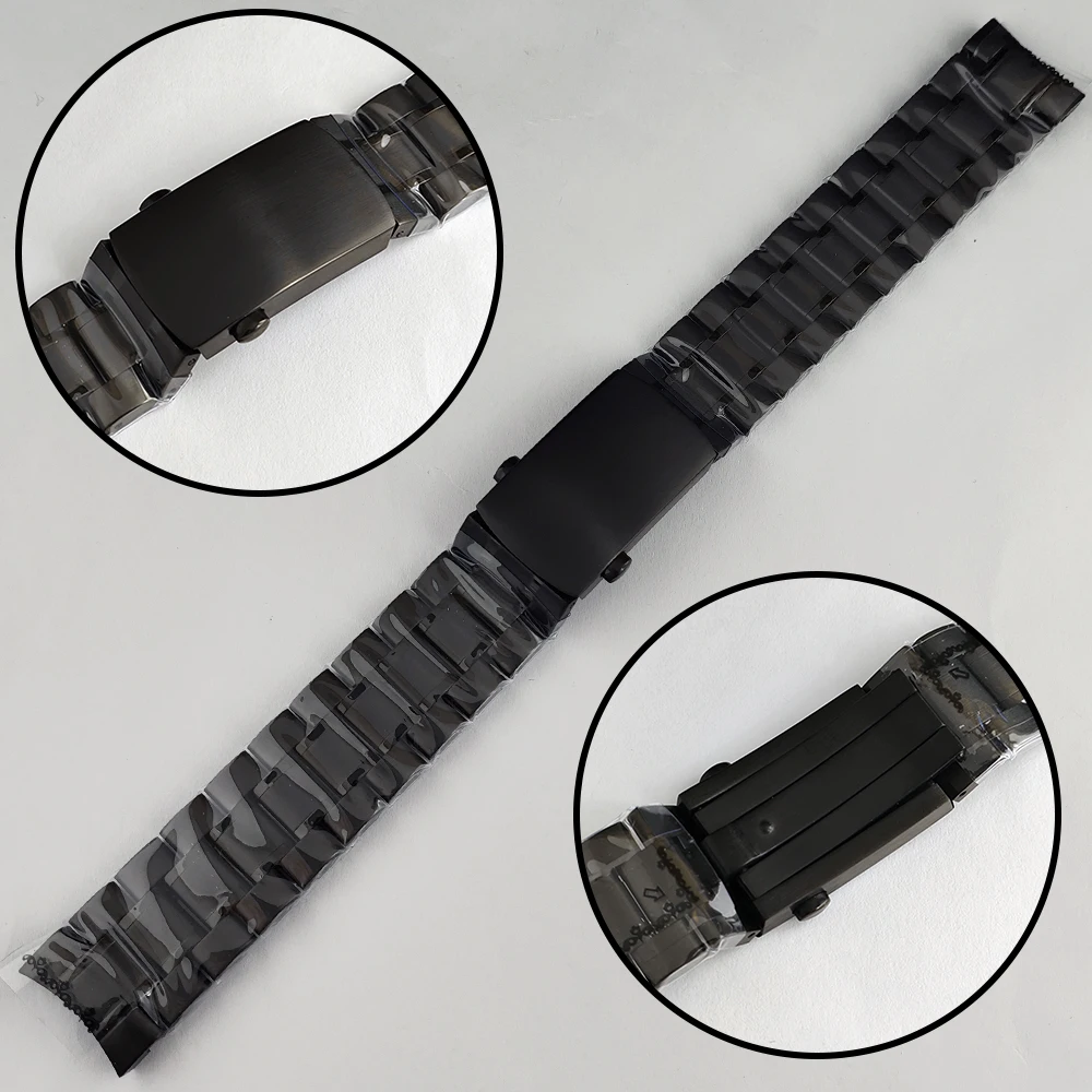 40mm case combination sapphire glass stainless steel case suitable for VK63 movement and panda 32.5mm dial watch accessories